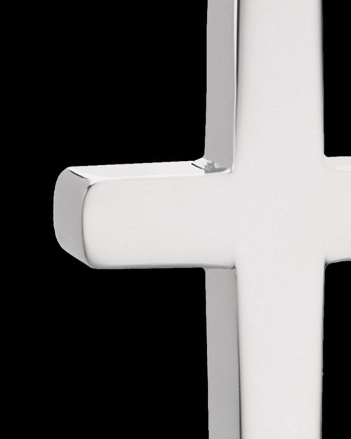 Stainless Cremains Locket Memorable Cross With Birthstone