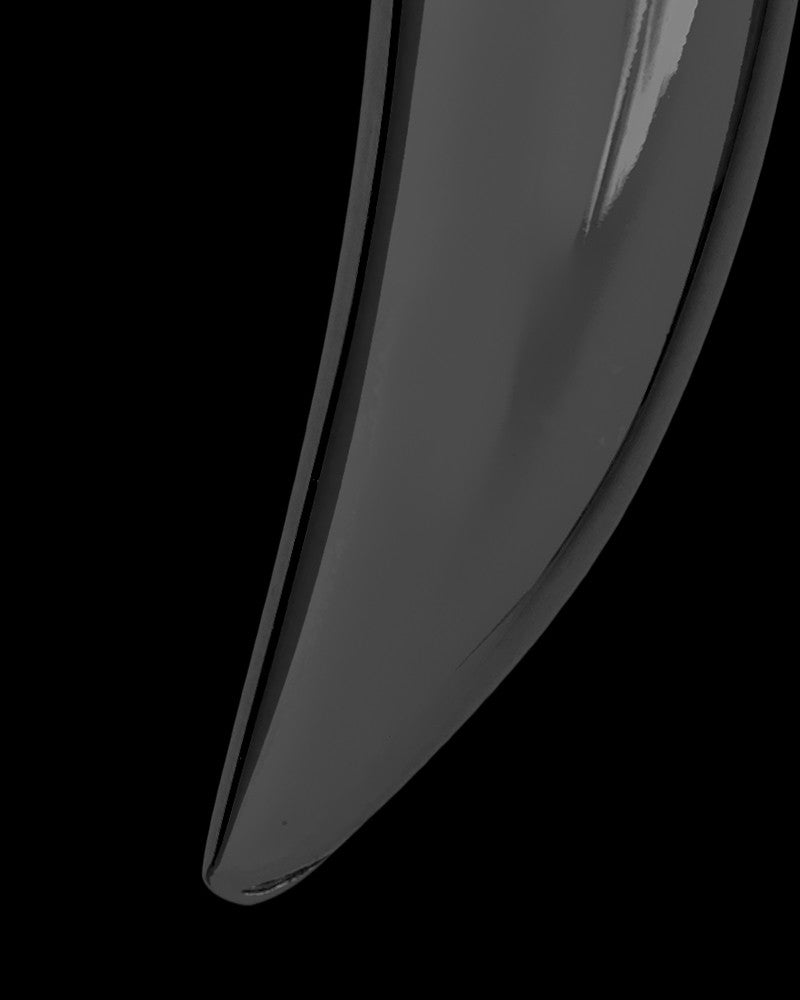 Black Plated Over Stainless Saber Tooth Cremation Pendant