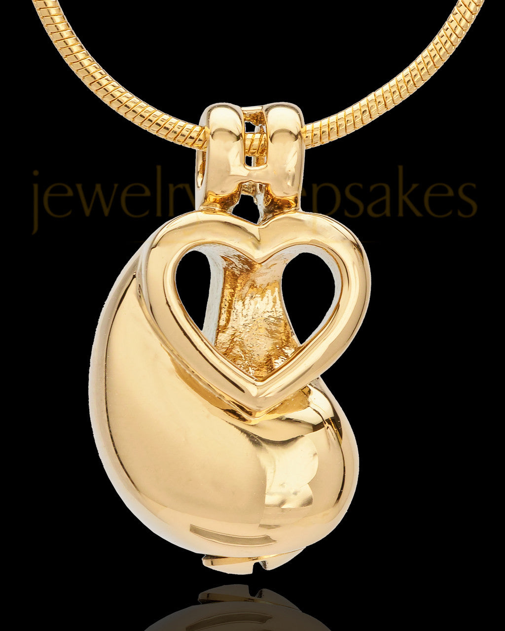 Memorial Locket Together as One Gold