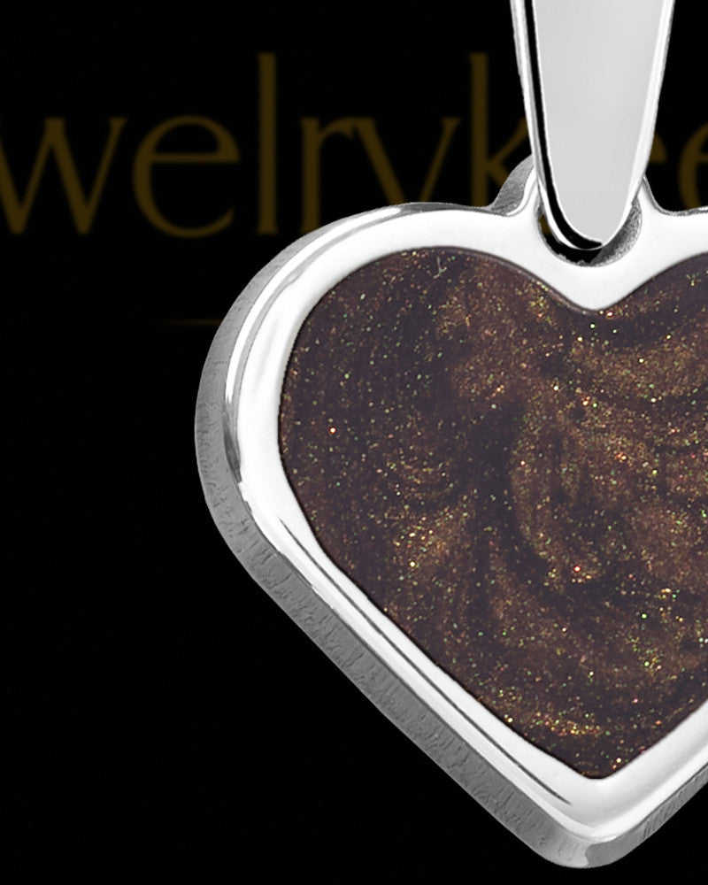 Java Heart Silver Ash Jewelry