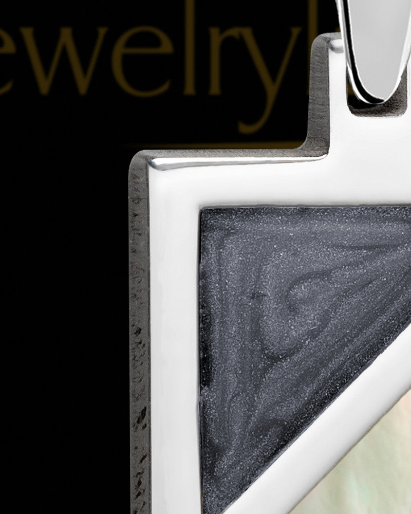 Solid 14K White Gold Graceful Ash Jewelry