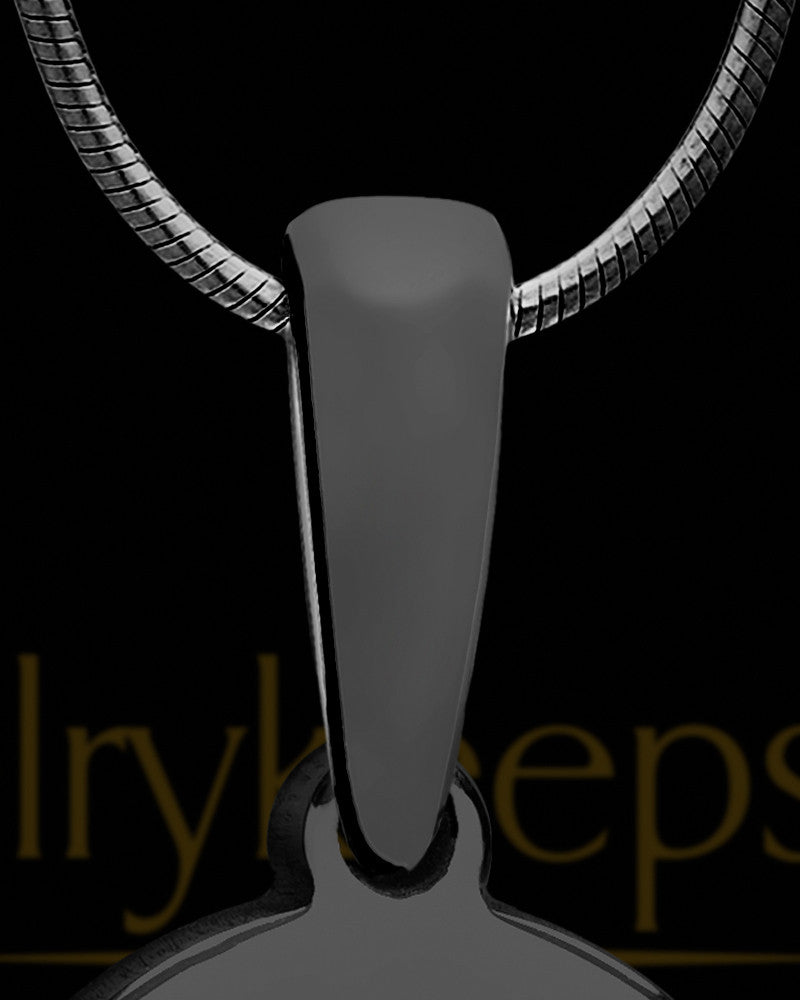 Lovable Round Black Ash Jewelry