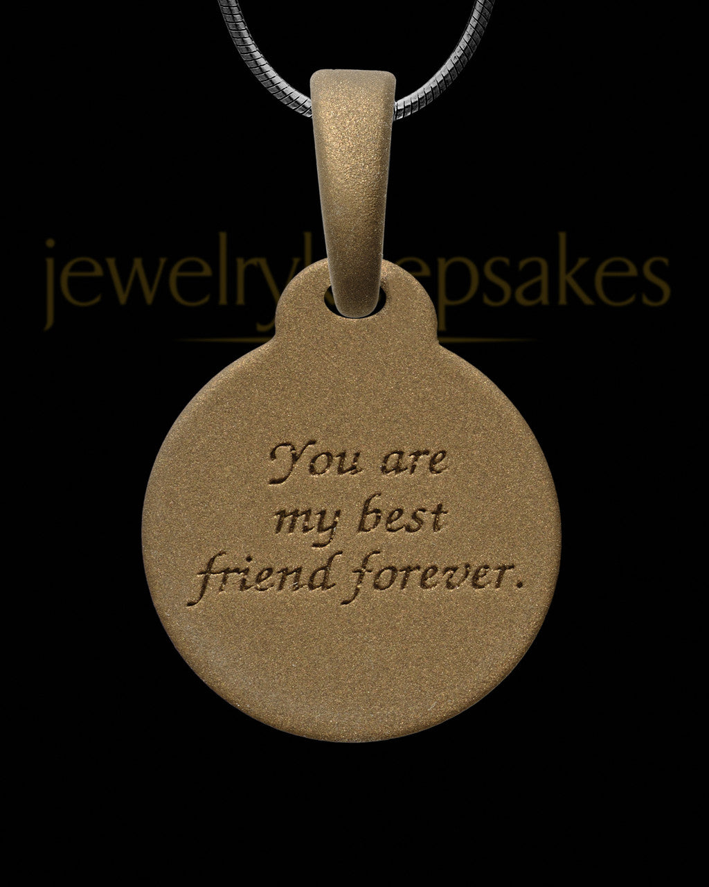 Moon and Back Bronze Finish with Black Blaze Opal Ash Jewelry