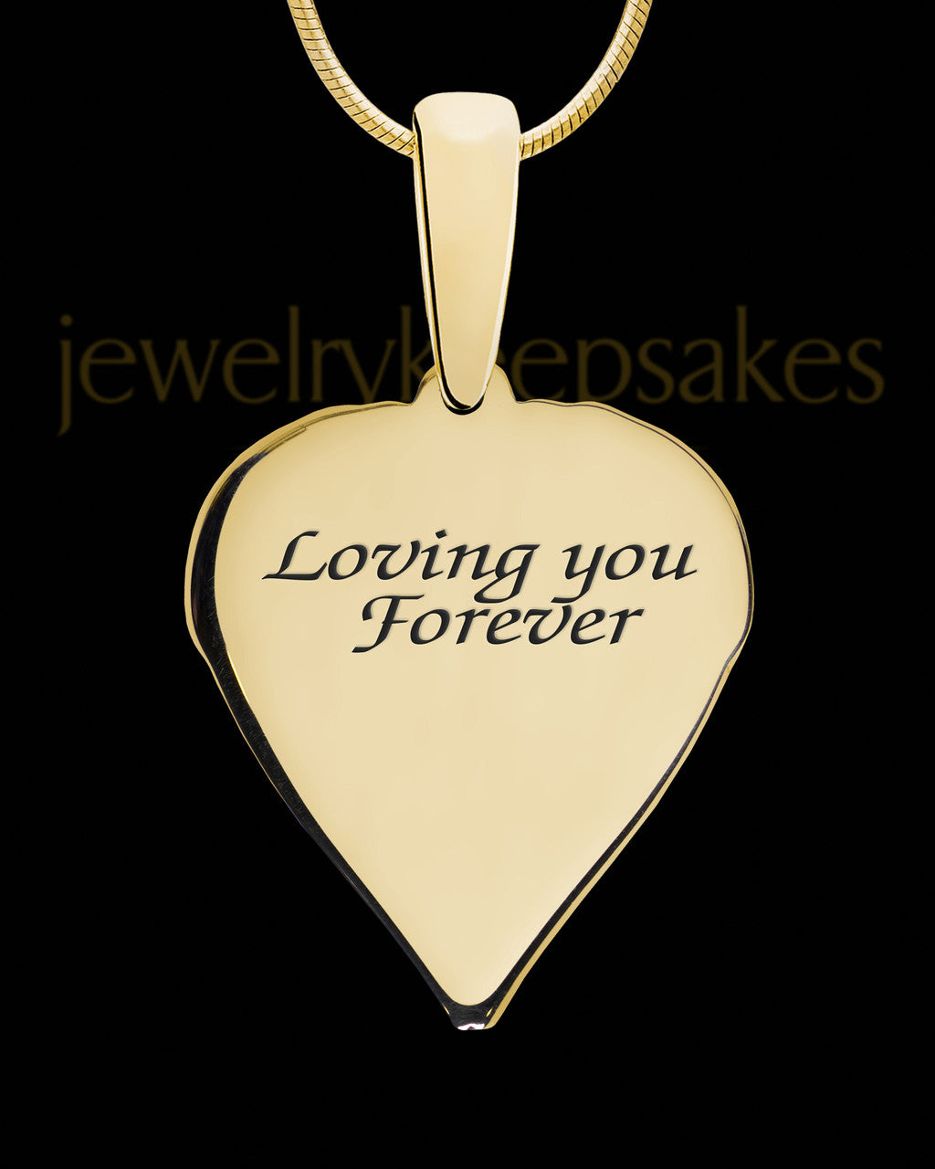 Heart In Flight Gold Plated Ash Jewelry