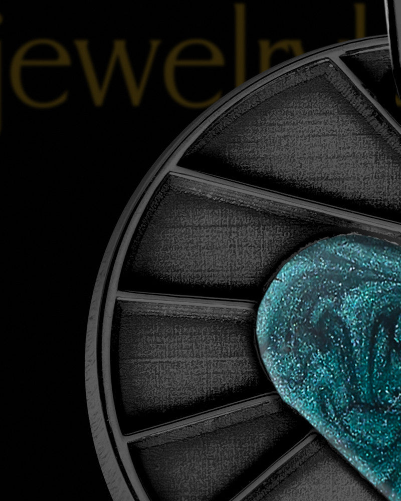 Paisley Black Finish Ash Jewelry
