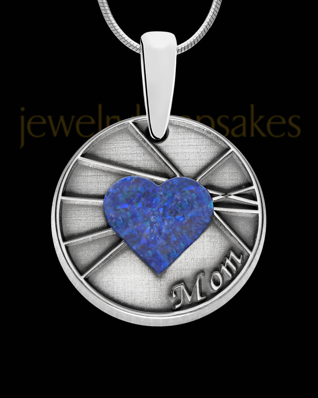 Solid 14K White Gold Tropical Breeze Ash Jewelry