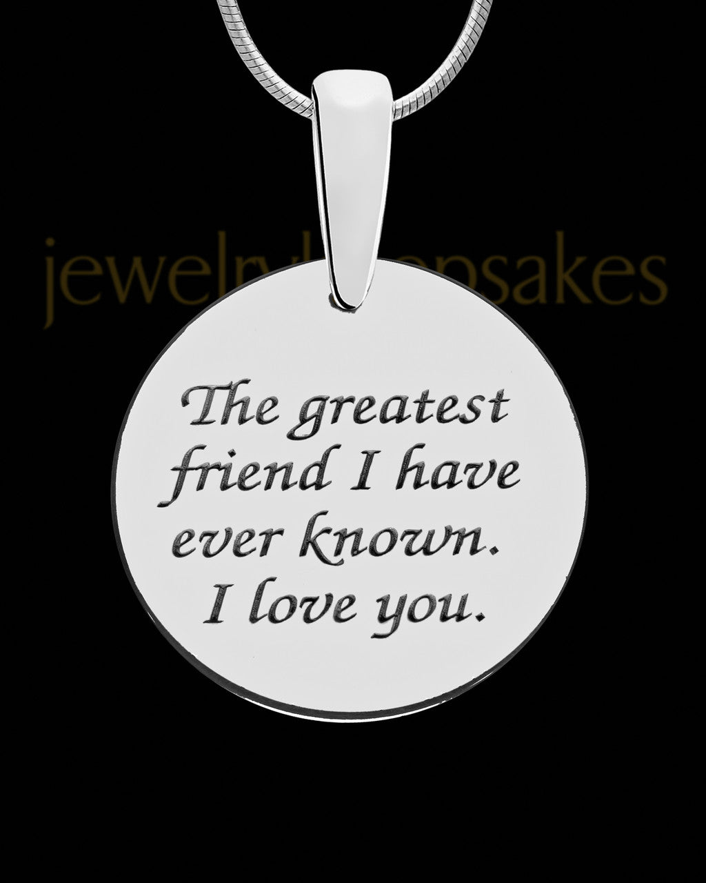 Solid 14K White Gold Tropical Breeze Ash Jewelry