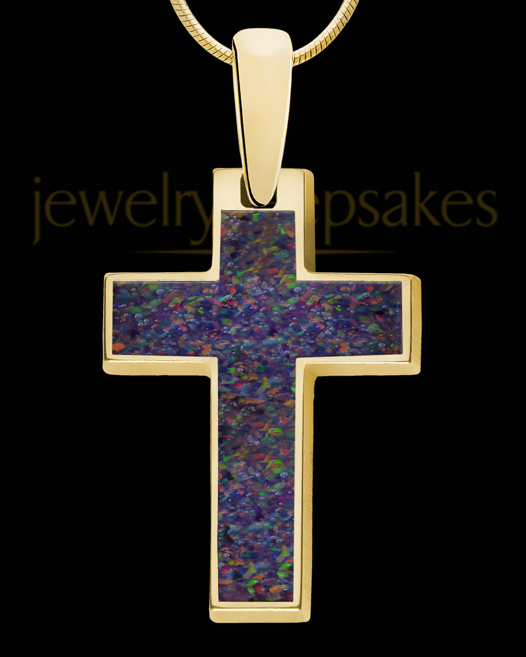 Solaris Cross Gold Plated Ash Jewelry