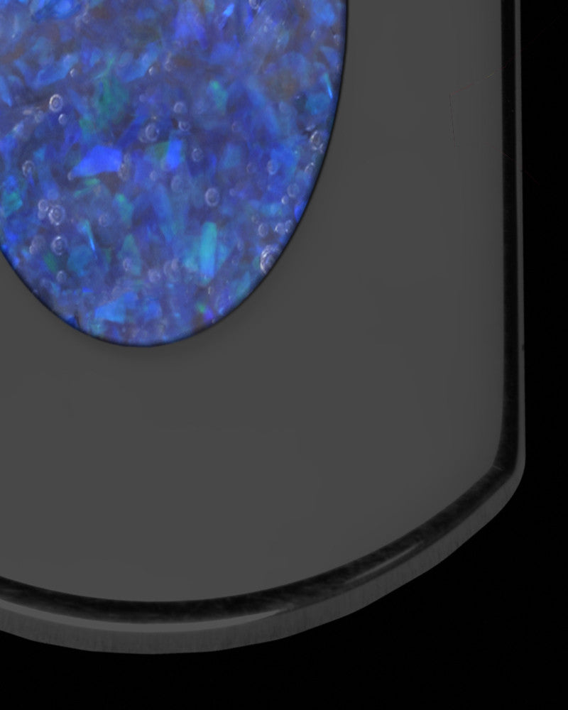 Melodia Tag Black Finish Ash Jewelry