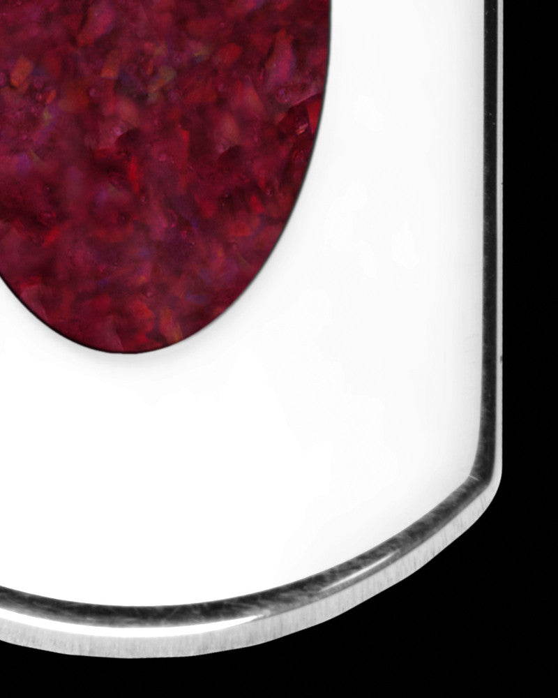 Begonia Tag Silver Ash Jewelry
