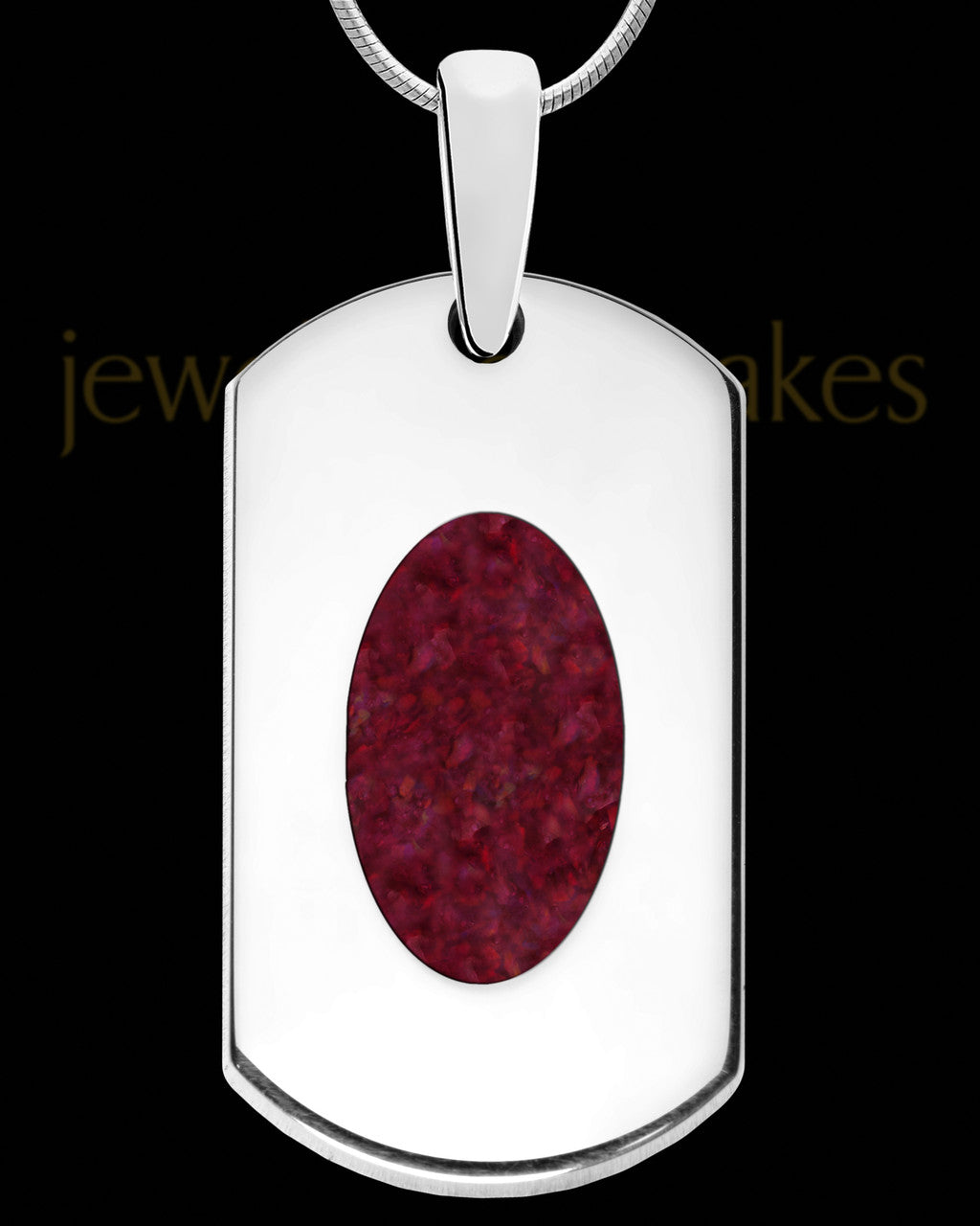Solid 14K White Gold Begonia Tag Ash Jewelry