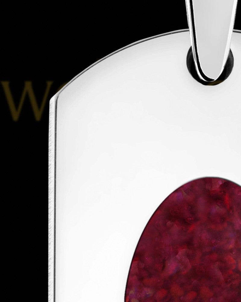 Begonia Tag Silver Ash Jewelry