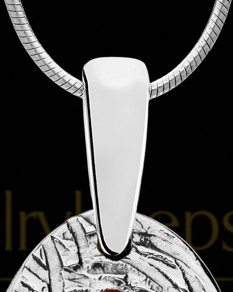 Bellrock Oval Silver Ash Jewelry