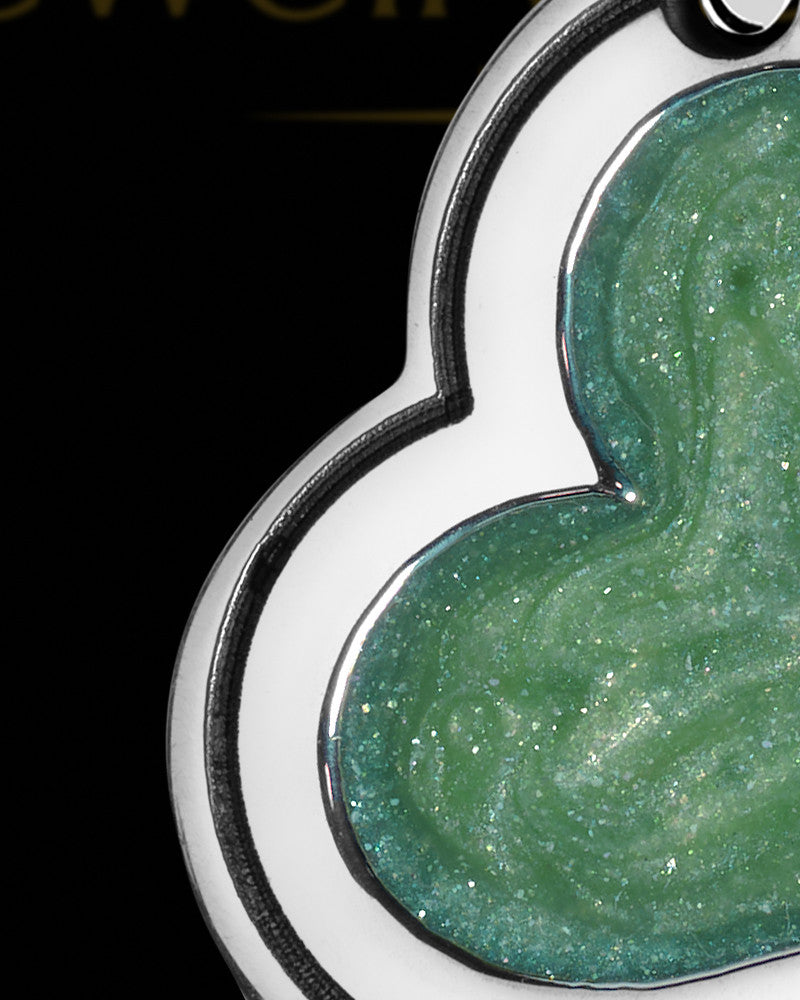 Evergreen Cove Side Heart Silver Ash Jewelry
