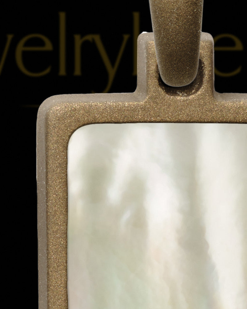 Abbey Rectangle Bronze Finish Ash Jewelry