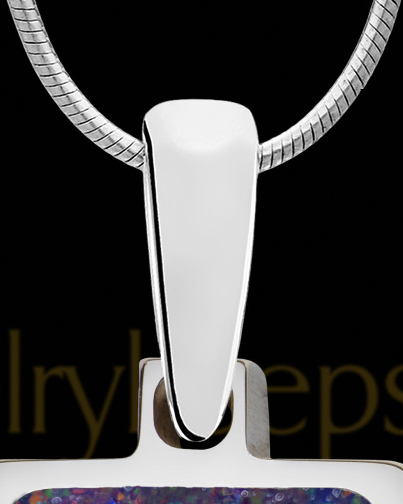Blackpine Rectangle Silver Ash Jewelry