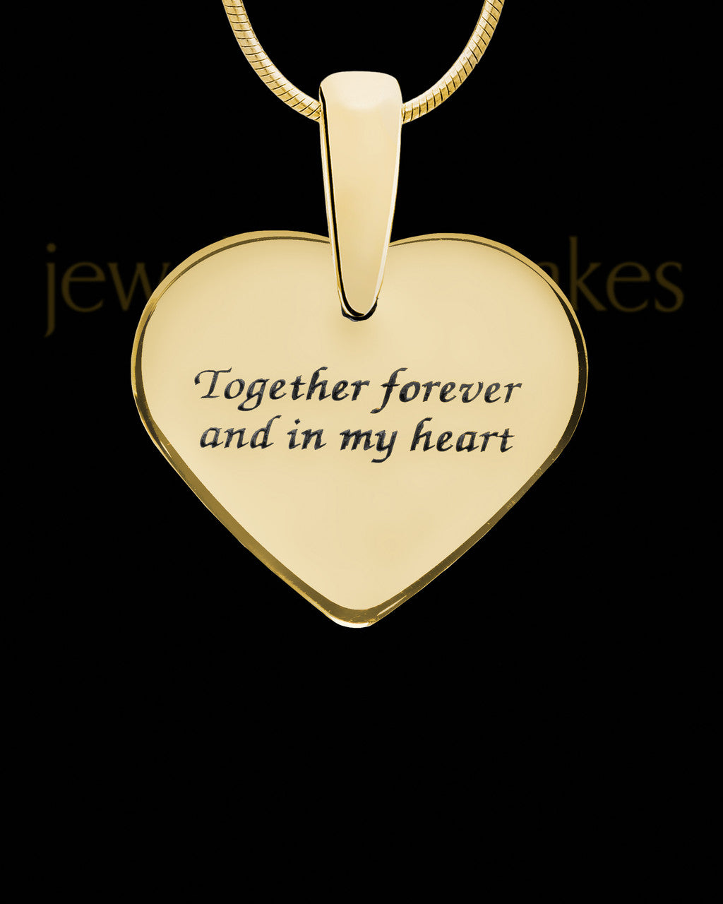 Adelaide Heart Gold Plated Ash Jewelry