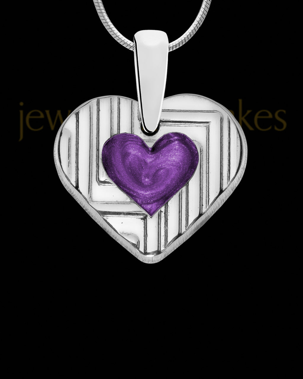 Silvertip Heart Silver Ash Jewelry