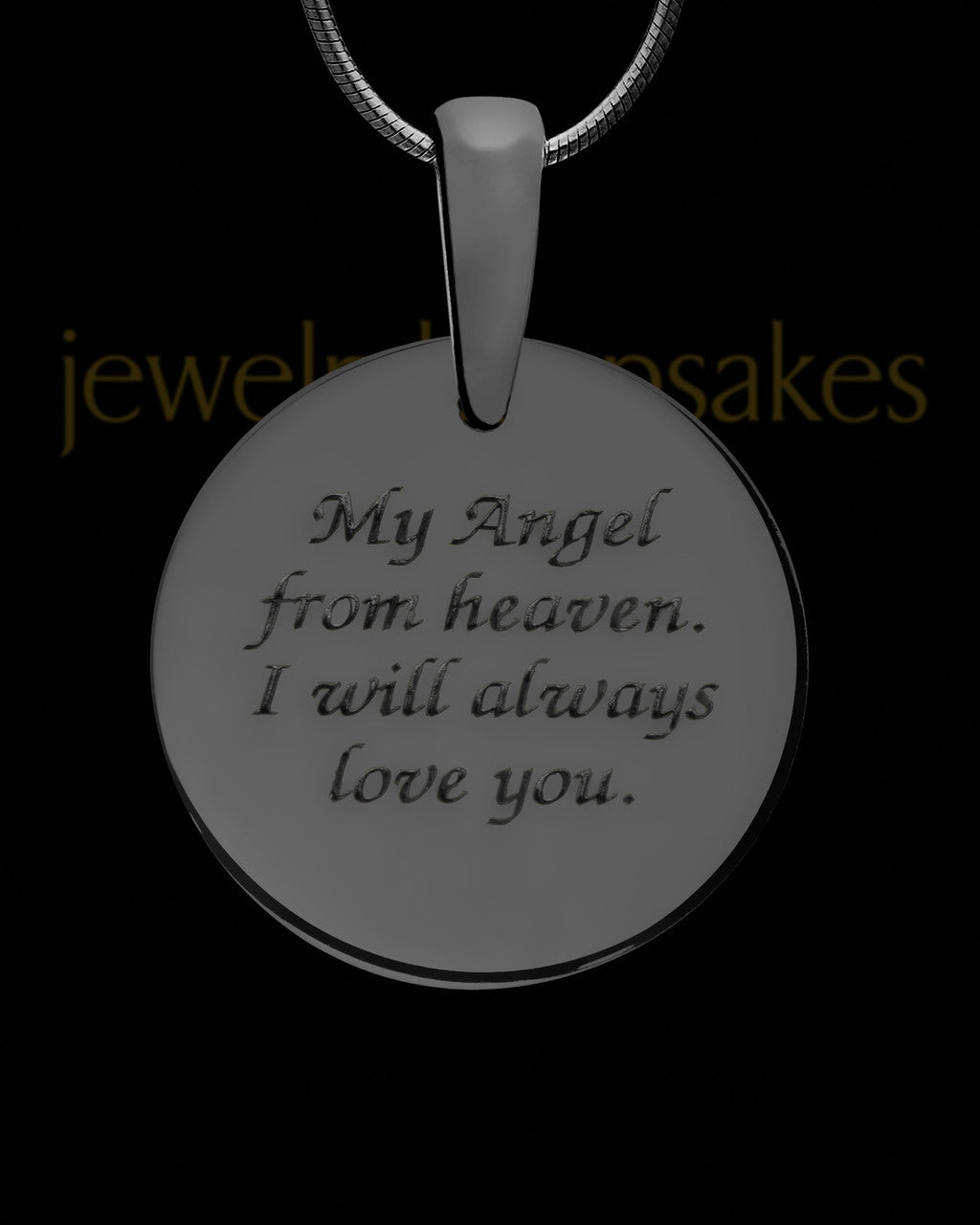 Tiny Toes Round Black Finish with Garnet Pearl Opal Ash Jewelry