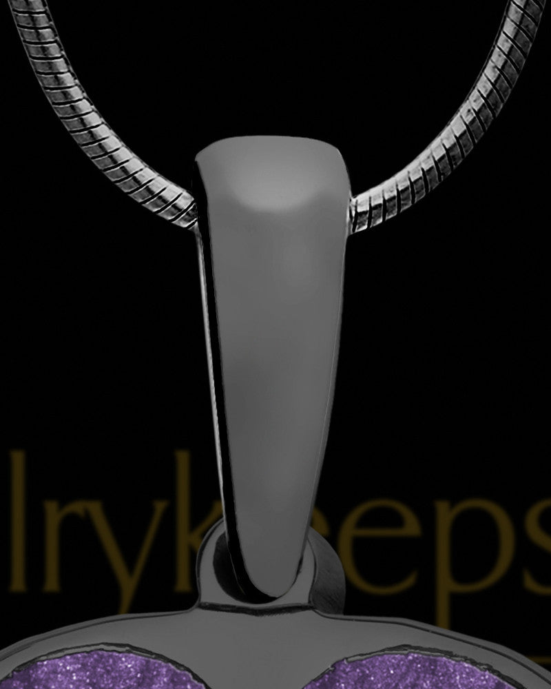 Lancaster Heart Black Finish Ash Jewelry