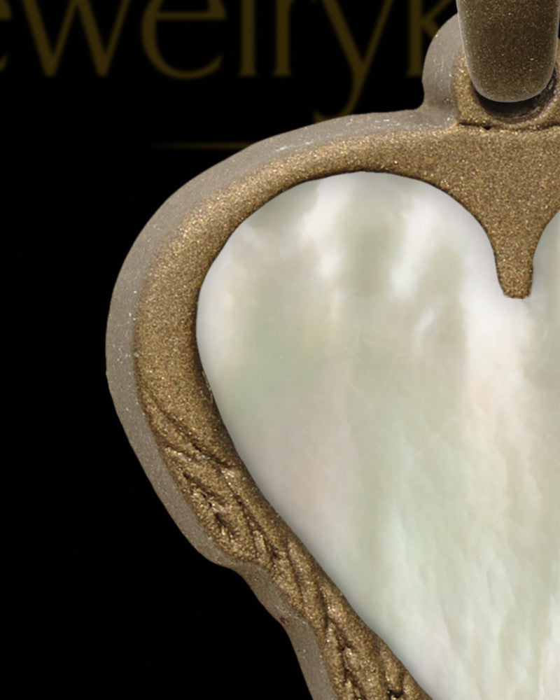 Monterey Heart Bronze Finish Ash Jewelry