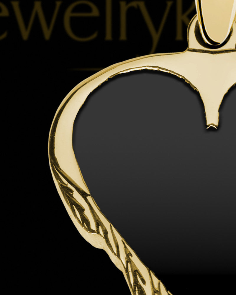 Shadowglen Heart Gold Plated Ash Jewelry