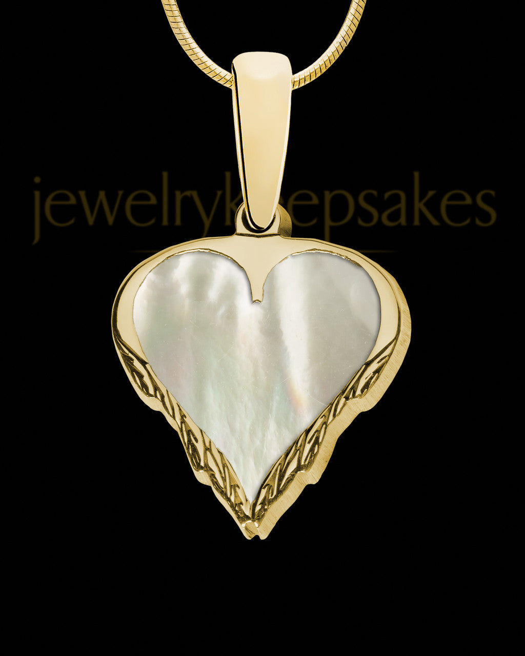Jamison Heart Gold Plated Ash Jewelry