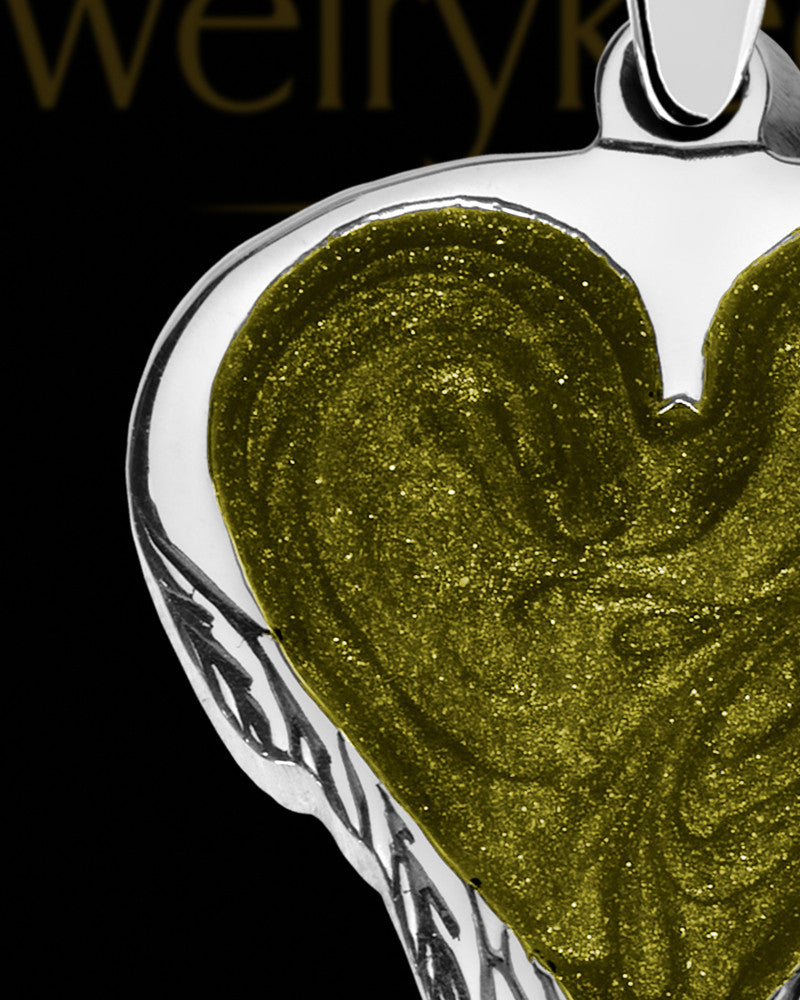Etta Heart Silver Ash Jewelry