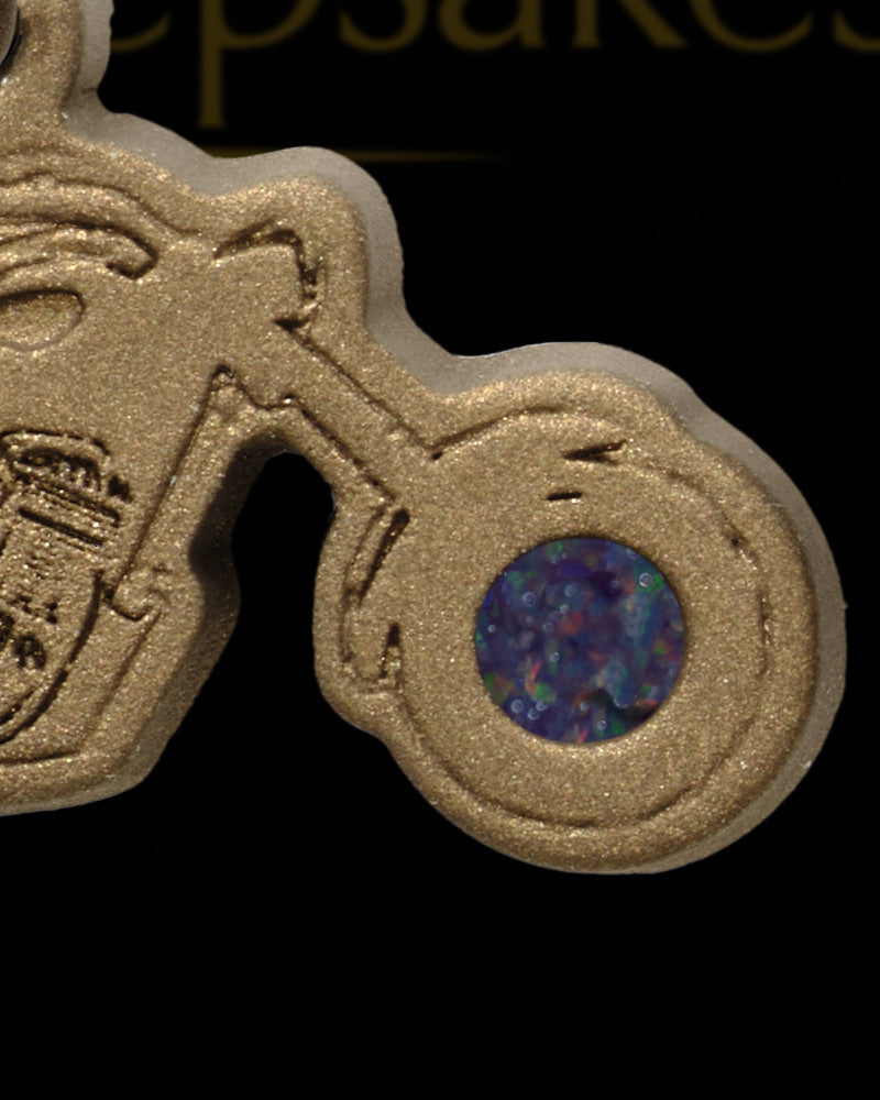 Eternal Highway Bronze Finish with Black Blaze Opal Ash Jewelry