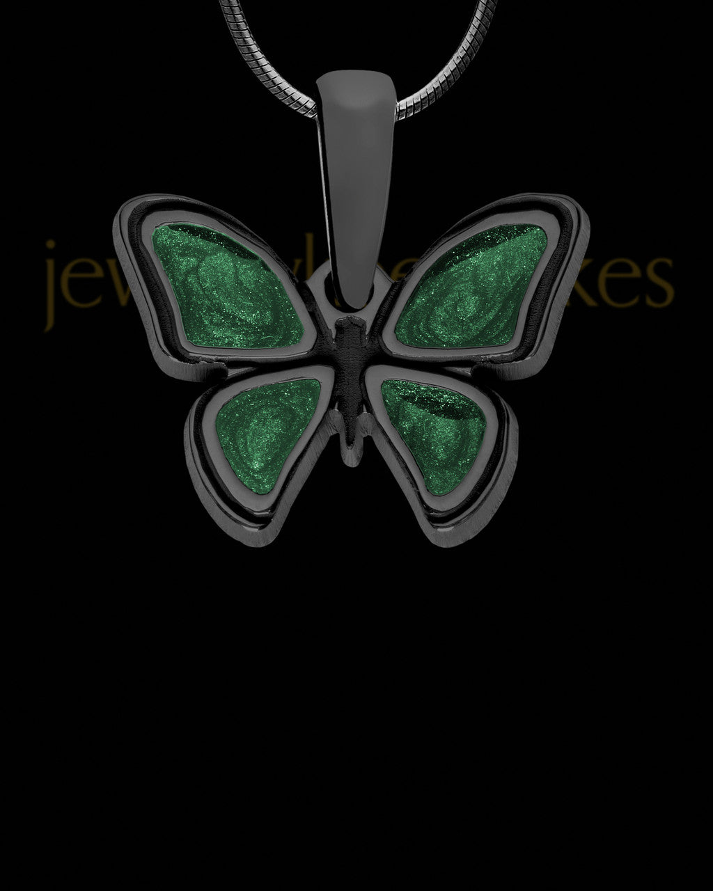 Linney Butterfly Black Finish Ash Jewelry