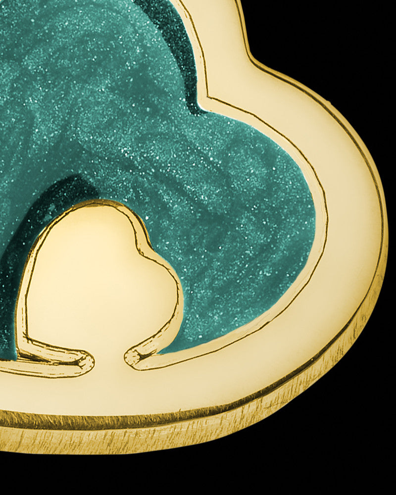 Heart Within Gold Plated Ash Jewelry