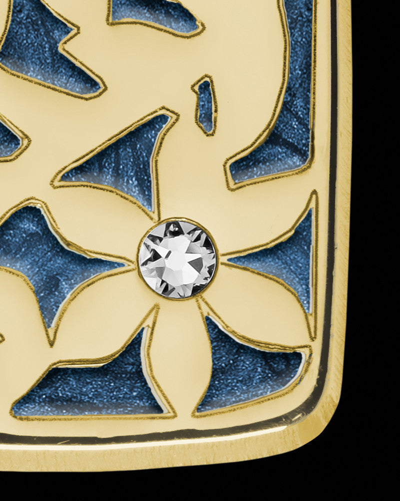 Solid 14K Gold Beasley Rectangle Ash Jewelry