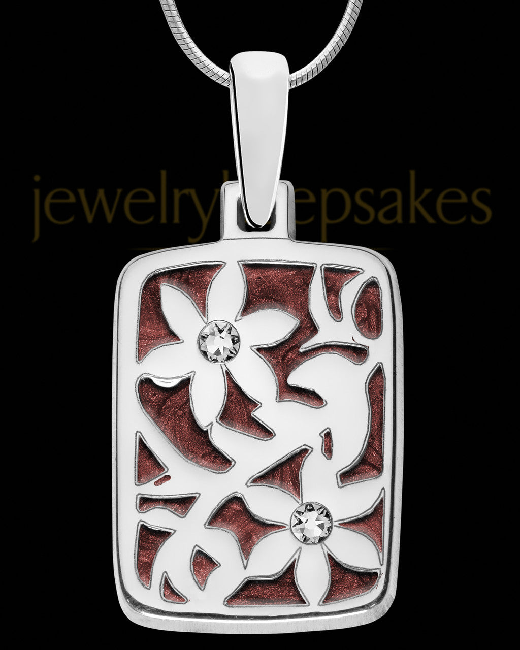 Clara Rectangle Silver Ash Jewelry