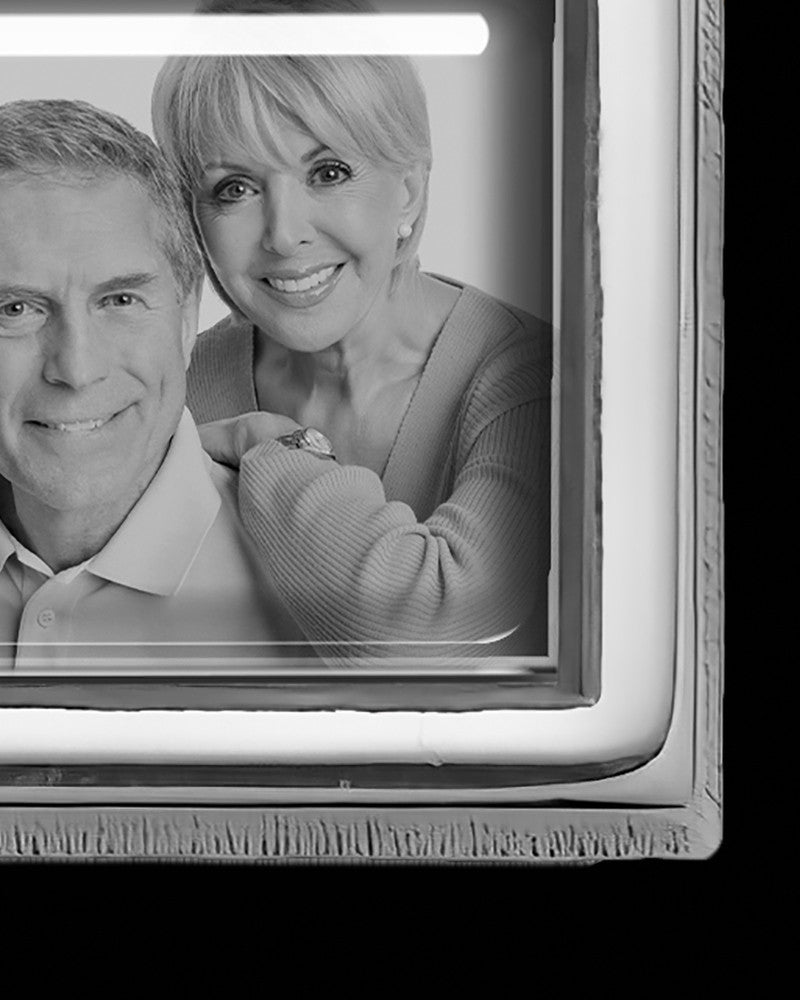 Sterling Silver Photo Square Pendant
