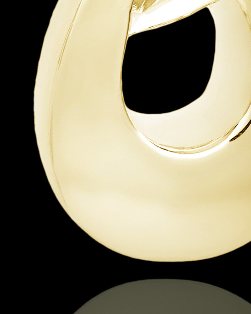 Cremation Ash Necklace Gold Plated Infinity Cremation Keepsake