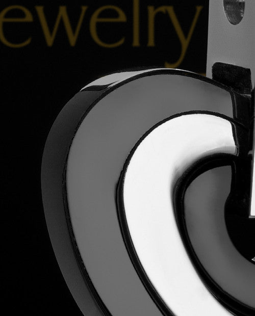 Urn Locket Black and Stainless Gracious Heart