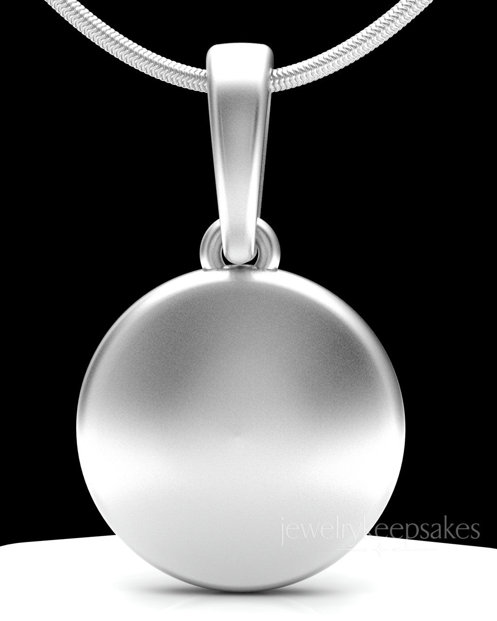 Sterling Silver Luna Permanently Sealed Waterproof Keepsake Jewelry