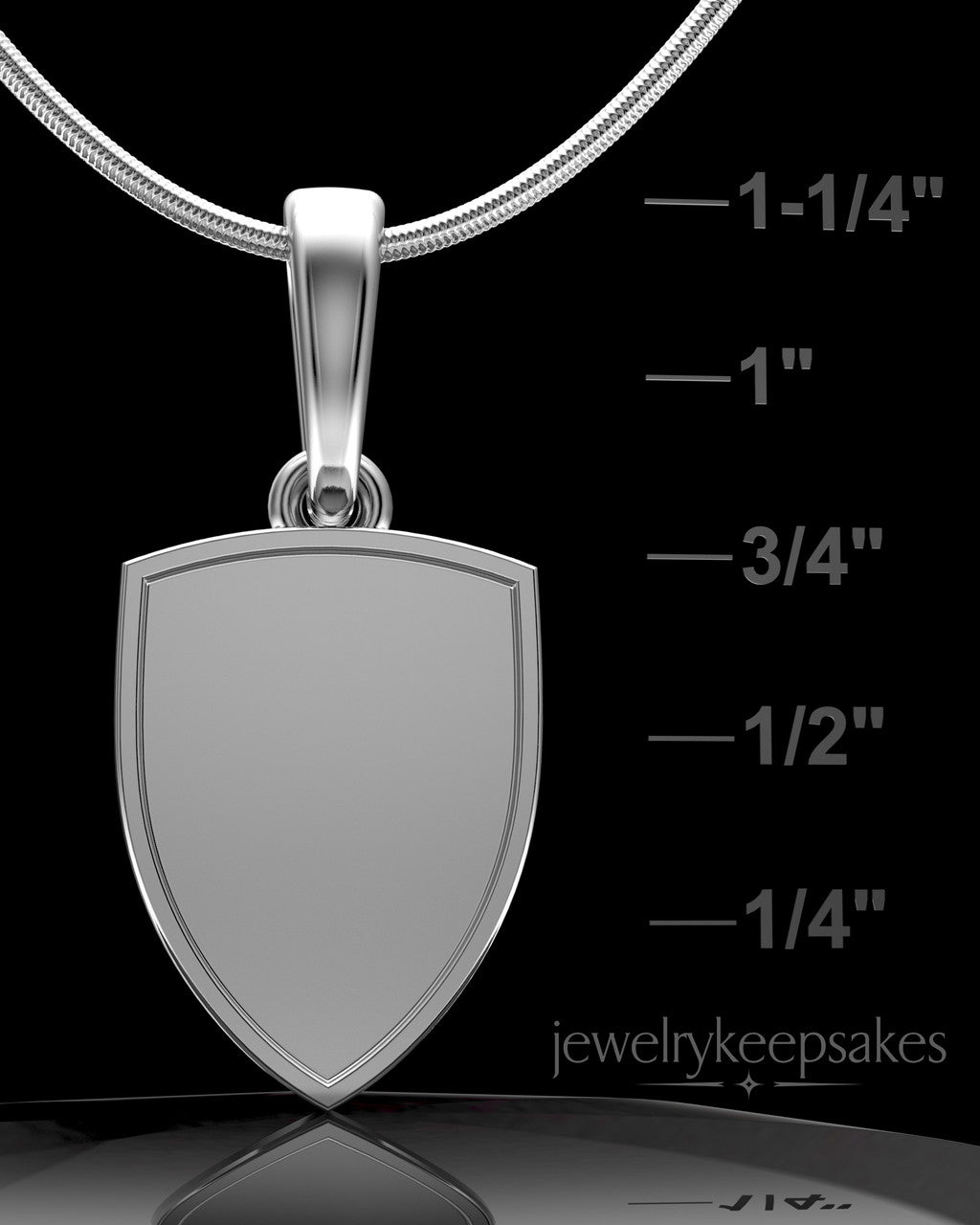 Solid 14k White Gold Remember Me Amulet Permanently Sealed Waterproof Keepsake Jewelry