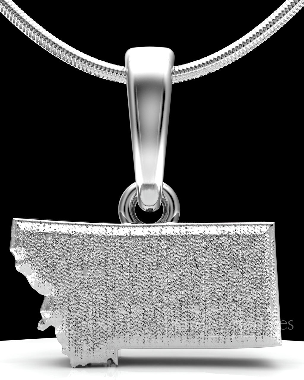 Sterling Silver Permanently Sealed State Waterproof Keepsake Jewelry