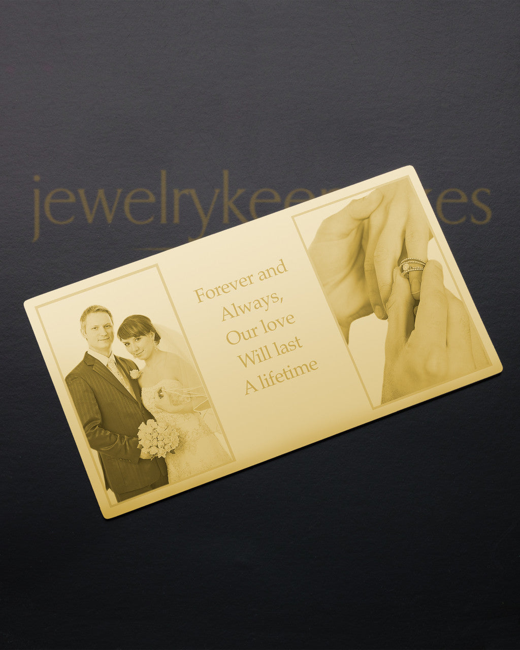 Gold Reflections Wallet Card