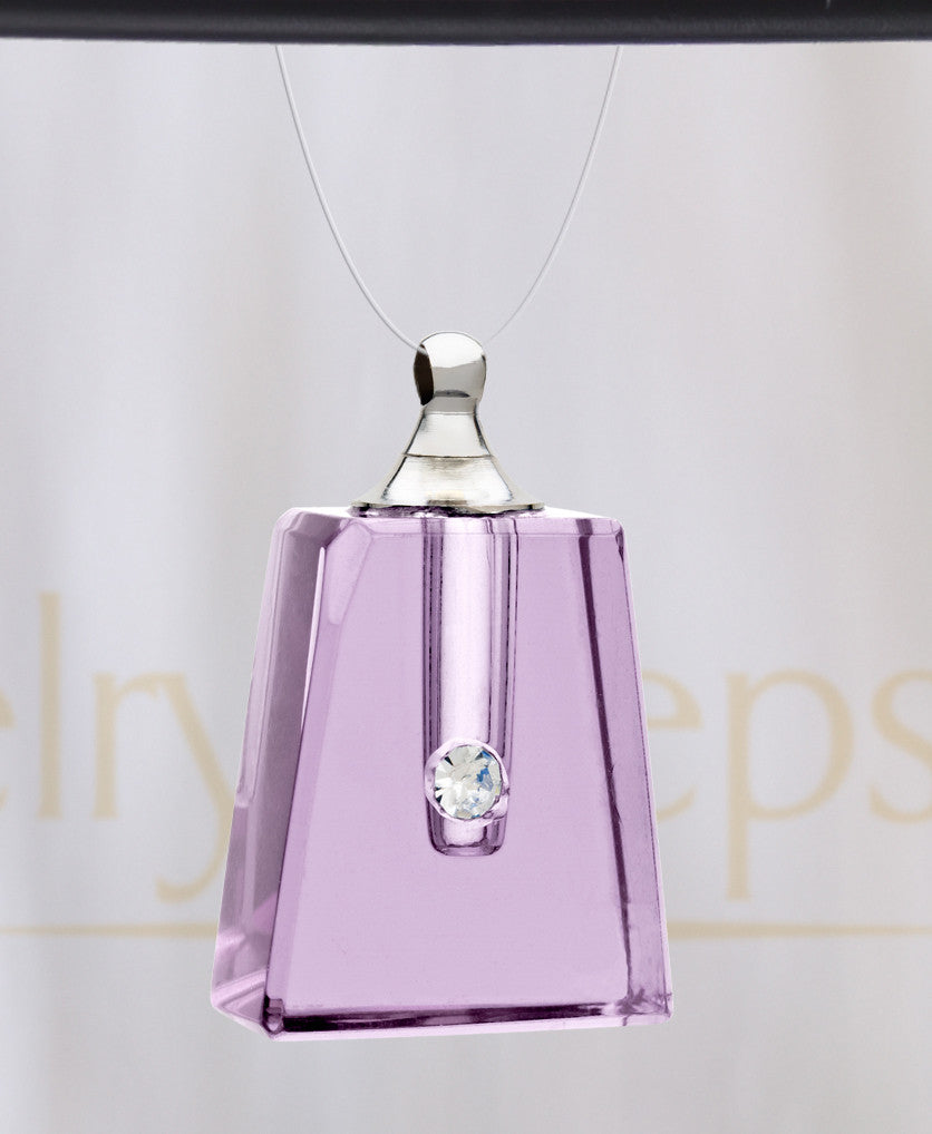 Lavender Reverence Glass Reflection Pendant