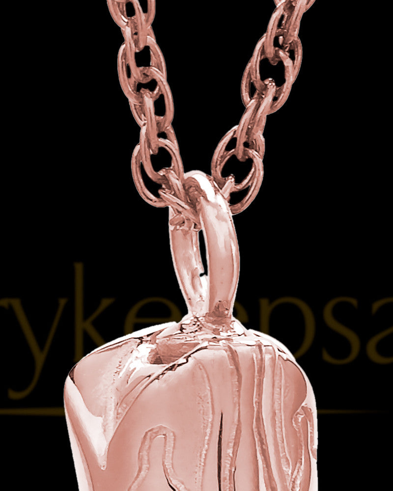 Boot 14K Rose Gold Memorial Keepsake
