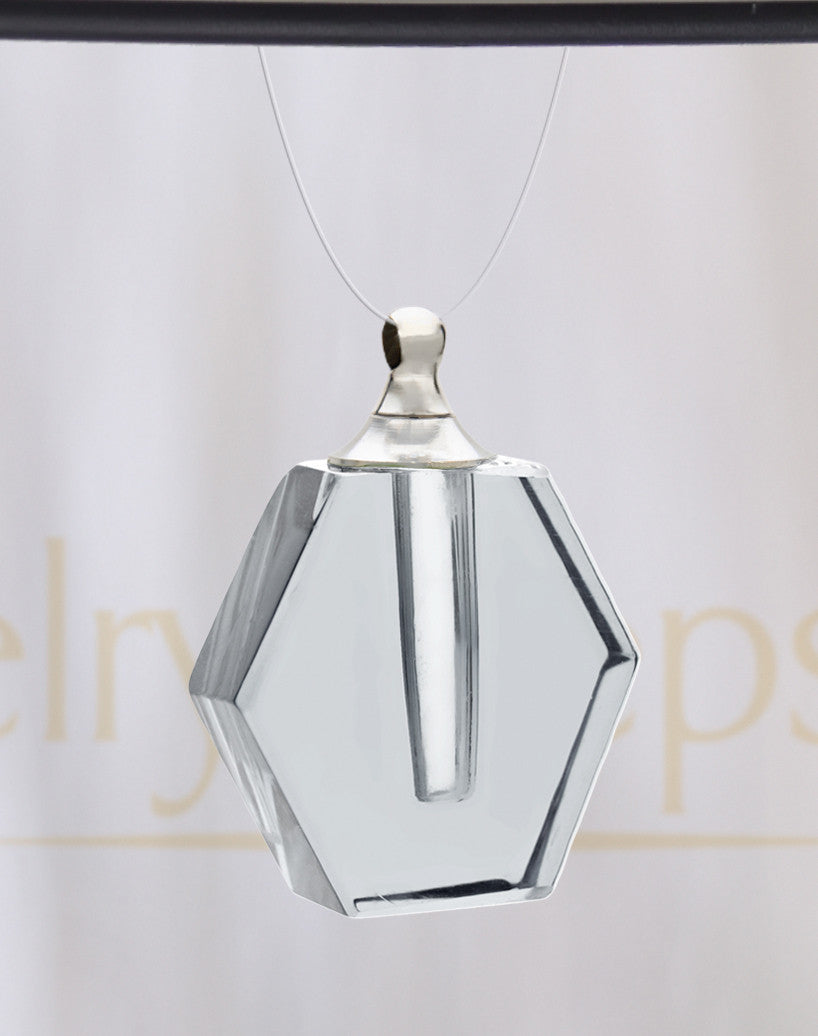 Clear Honesty Glass Reflection Pendant