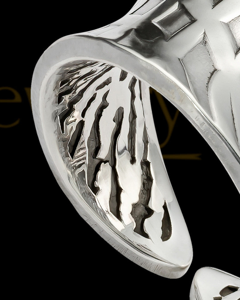 Sterling Silver Graceful Thumbprint Ring