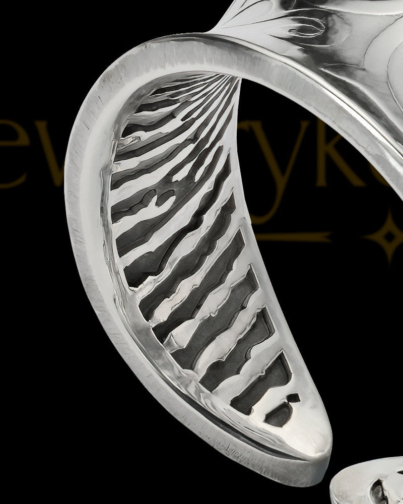 Sterling Silver Swirled Thumbprint Ring