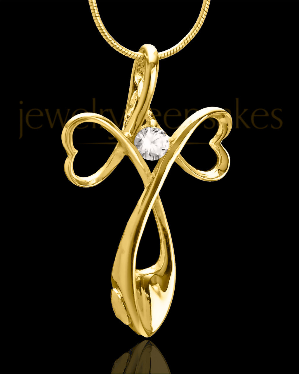 Gold Plated Forever in My Heart Keepsake Jewelry