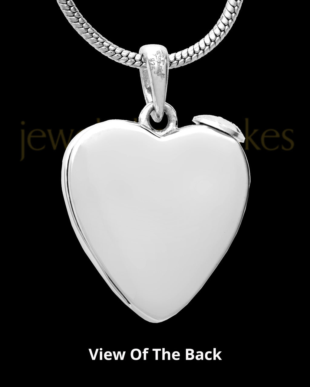 Sterling Silver Shimmer Heart Keepsake Jewelry