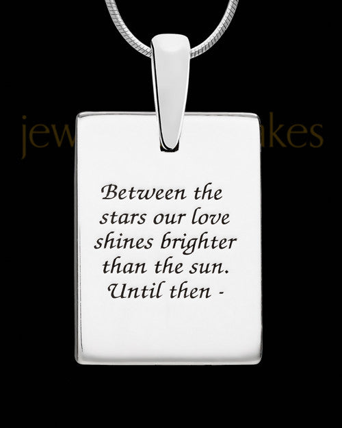 Solid 14K White Gold Red Boxed Heart Ash Jewelry