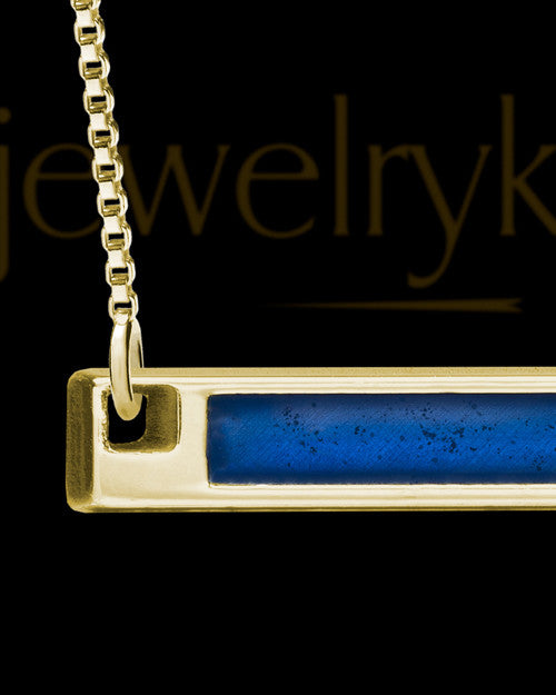 Solid 14K Gold Blue Beaming Ash Jewelry