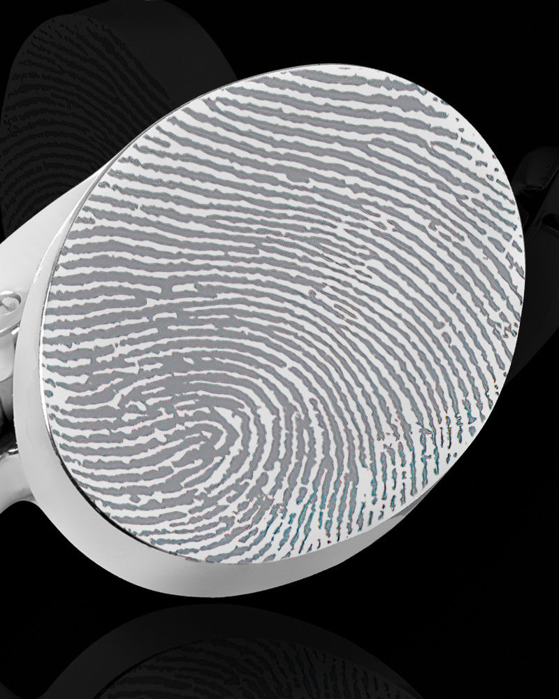 Classy Cuff Links with Thumbprint